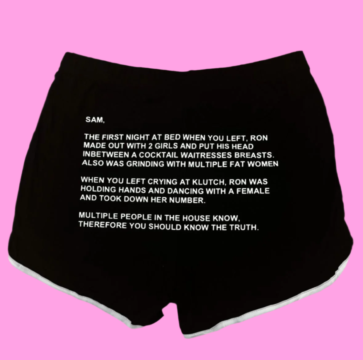 Dear Sam Dear Sam Bummers – The Bummer Shop