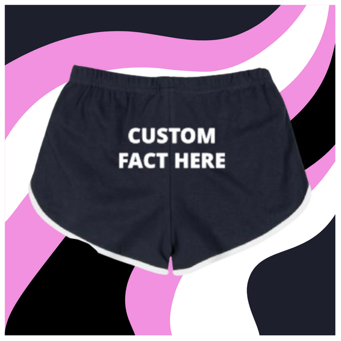 Personalized booty best sale shorts